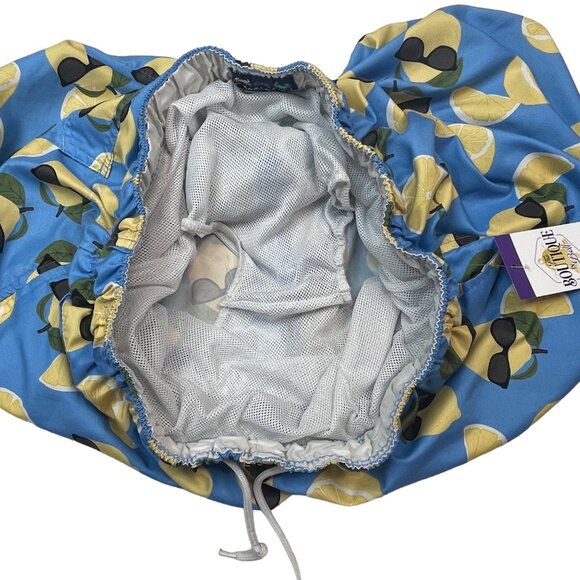 Charleston Threads XXL Lemonheads Swim Trunks Lined Lemon Elastic Draw String - Picture 10 of 16